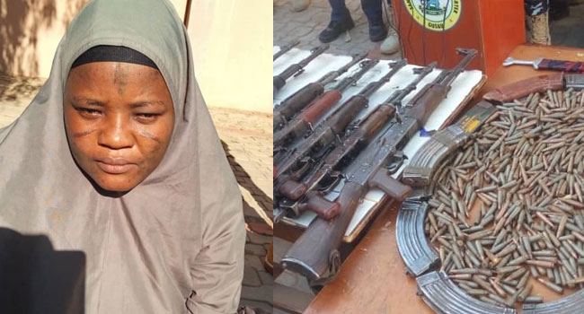 Police arrest woman supplying arms, ammunition to bandits in Zamfara