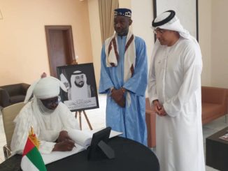 Emir of Kano, Aminu Ado Bayero, UAE