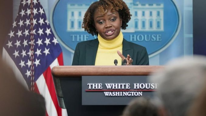 Biden, Press Secretary. US, Black woman, white house